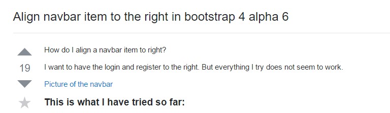  Coordinate navbar item to the right in Bootstrap 4 alpha 6