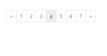  Classic pagination in Bootstrap