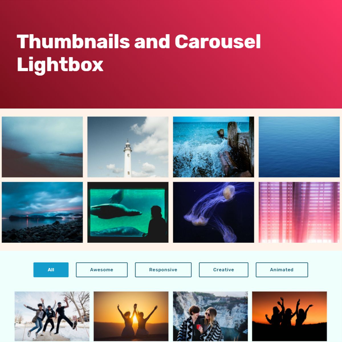 HTML Bootstrap Picture Carousel