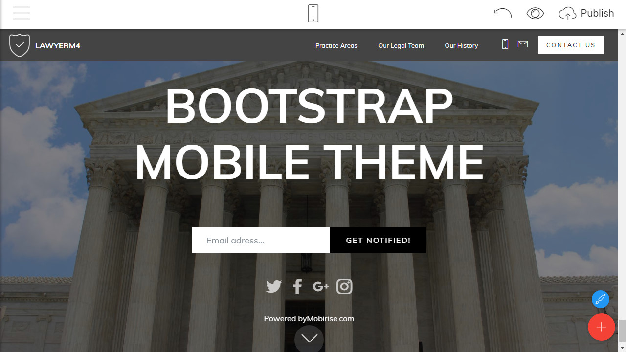 HTML5 Webpage Theme